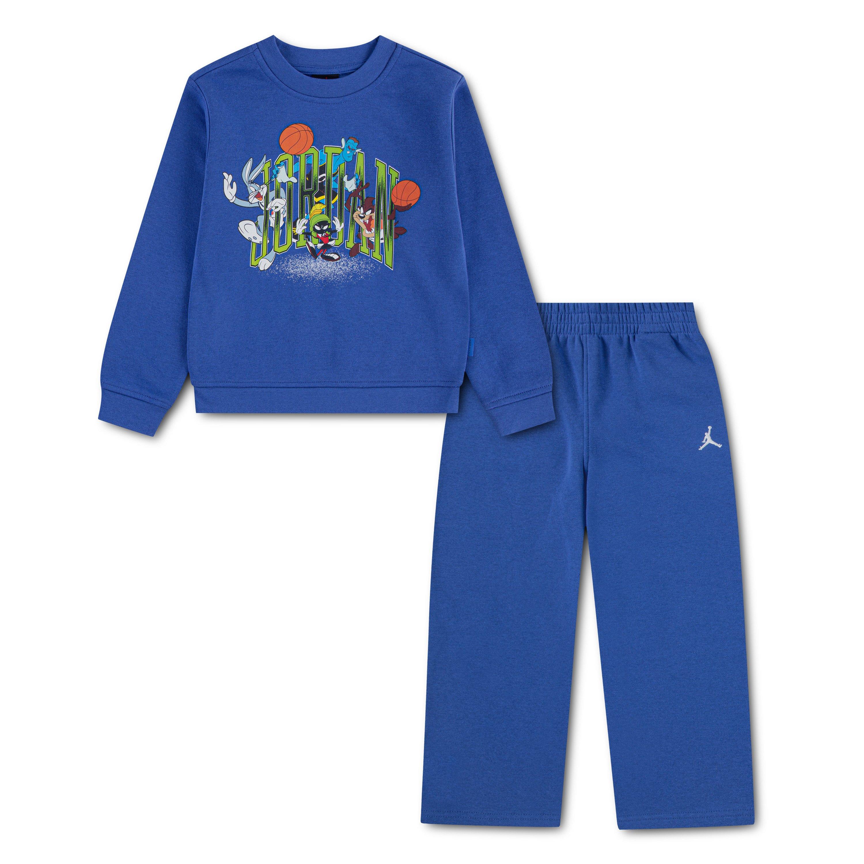 Jordan Little Kids' Space Jam Jogger Set - BLUE/BLACK